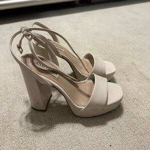 steve madden cream heels